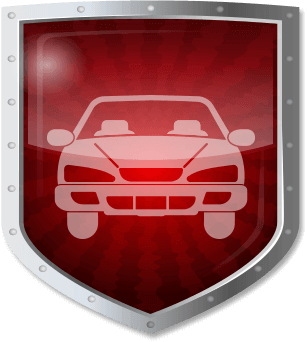 Shield with Car Art